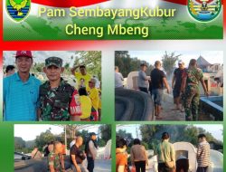 Personil Koramil 01 Tanjungpandan Gelar Pengamanan Cengbeng