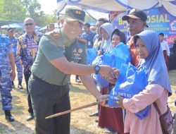 Dandim 0414/Belitung Hadiri Kegiatan Baksos TNI AU Dalam Rangka Menyongsong Hari Bhakti Ke 77 Tahun 2024