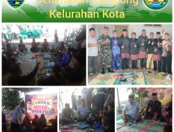 Babinsa Kelurahan Kota , Koramil 01 Tanjungpandan Monitoring Giat Selamatan Kampung 