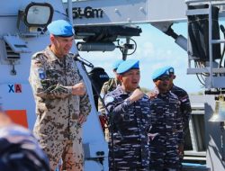 Satgas MTF TNI XXVIII-O/UNIFIL Terima Kunjungan Kehormatan MTF Commander