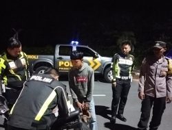 Polisi Tilang Dua Joki Aksi Balap Liar, Berhasil Dibubarkan Satlantas Polres Bangka Dan Polsek Merawang