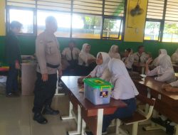 Cegah Tawuran di SMPN 261,Polres Pelabuhan Tanjung Priok Gelar Sosialisasi 