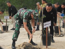 Penanaman Pohon Secara Serentak Di Babel Diikuti Danrem 045/Gaya