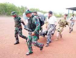 Prajurit TNI Dan ADF Laksanakan Latihan Operasi Evakuasi Non Kombatan