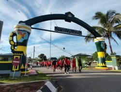 Jaga Kebugaran Prajurit, Kodim 1710/Mimika Laksanakan Lari 5 Km