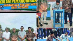 Bupati Beltim Resmikan Agrowisata Pemancingan Kulong Kero Desa Padang