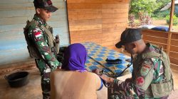 Mencegah Lebih Baik Daripada Mengobati, TNI Ajak Warga Perbatasan Papua Hidup Sehat