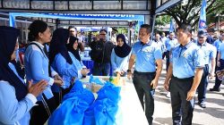 Dalam Rangka HUT Ke-79 TNI AU, Lanud Sultan Hasanuddin Gelar Bazar dan Pasar Murah