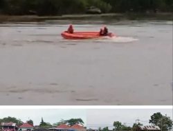 Nelayan Jatuh dan Hilang di Sungai Lenggang, Ketua HNSI Beltim Turun Tangan Mencari Korban