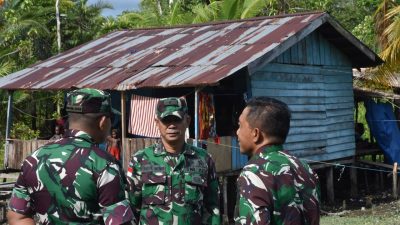 Pastikan Sesuai Kriteria Dari Pimpinan, Dandim 1710/Mimika Tinjau Rencana Lokasi Sasaran Fisik TMMD Ke-124 TA 2025 di Wilayah Distrik Iwaka