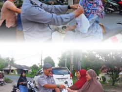 Lapas Narkotika Pangkalpinang Bagikan 100 Takjil ke Warga
