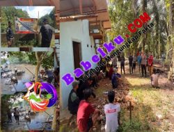 Polsek Simpang Katis Tertibkan Tambang Ilegal di Desa Terak
