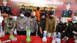 Narkoba Rp 6,41 M Dimusnahkan Polda Babel