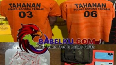 Dua Pengedar Sabu Diciduk di Bangka Tengah