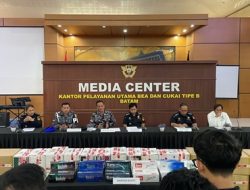 TNI dan Bea Cukai Gagalkan Penyelundupan 3,5 Juta Rokok Ilegal di Batam