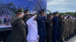 Kenang Jasa Para Pahlawan, Kodim 1710/Mimika Bersama Satuan TNI Di Mimika Gelar Upacara Tabur Bunga Dalam Rangka HUT Ke-80 TNI Tahun 2025