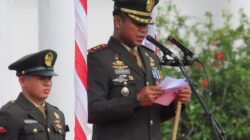 Kodim 1710/Mimika Bersama Satuan TNI Se-Garnisun Timika Gelar Upacara HUT Ke-80 TNI Tahun 2025